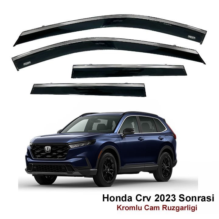 Honda Crv Kromlu Cam Rüzgarlığı Niken 2023 Sonrası