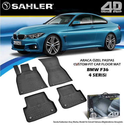 Bmw F36 Havuzlu Paspas 4,5D Sahler 2013-2019 Arası