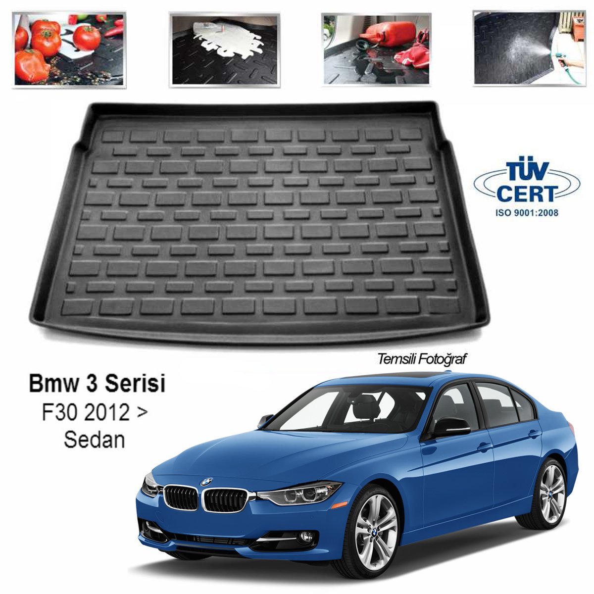 Bmw F30 3 Serisi Bagaj Havuzu Paspası 2012-2019