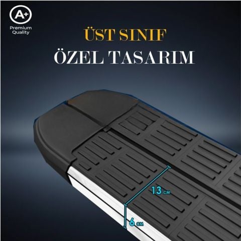 Audi Q3 S-Line Premium Krom Yan Basamak   2011-2018