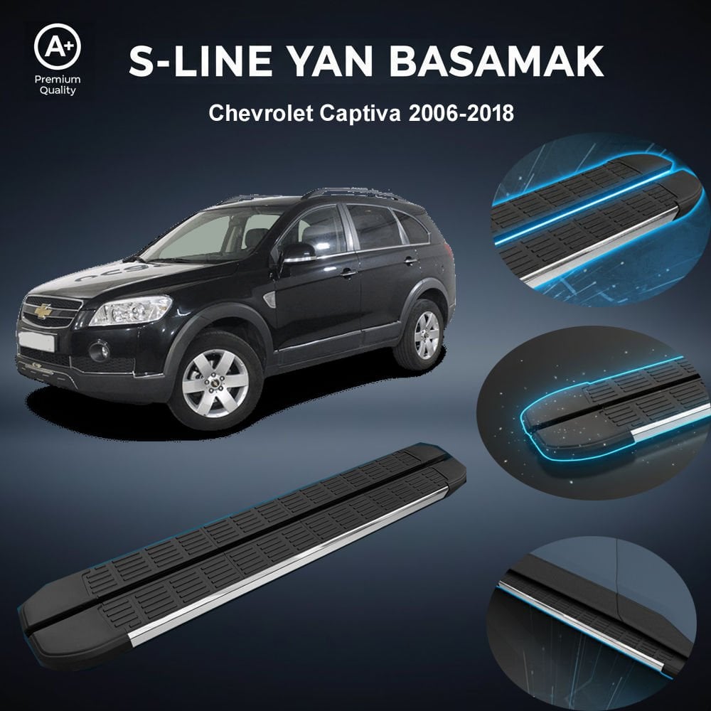Chevrolet Captiva  S-Line Premium Krom Yan Basamak   2006-2018