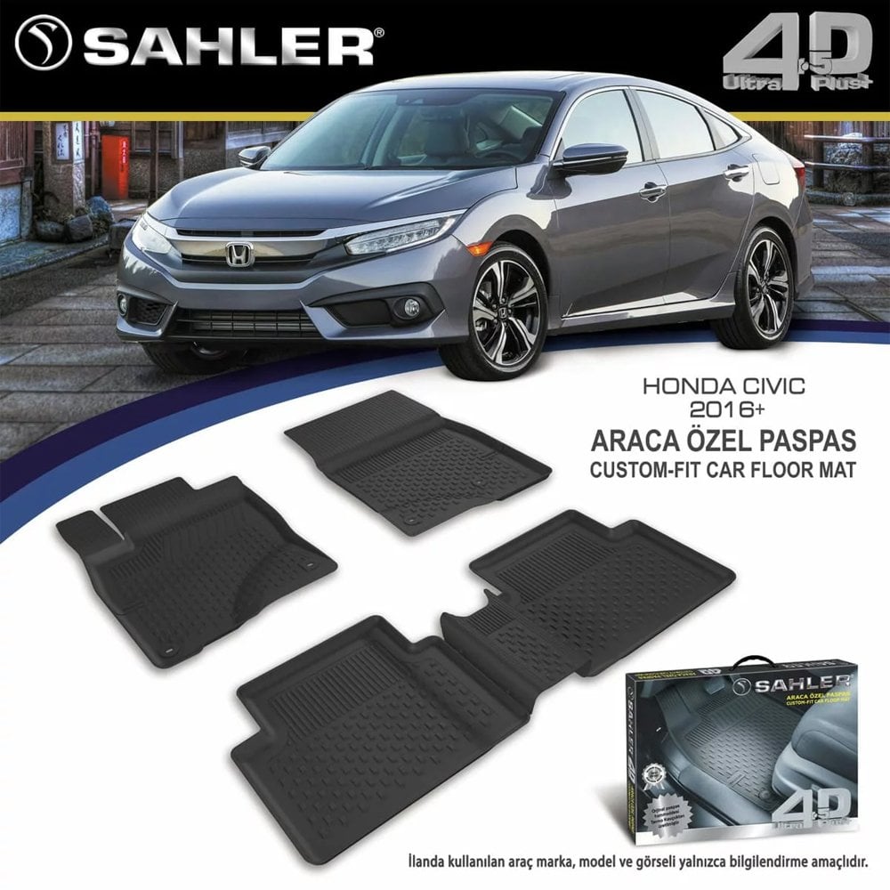 Honda Civic Fc5 Havuzlu Paspas 4,5D Sahler