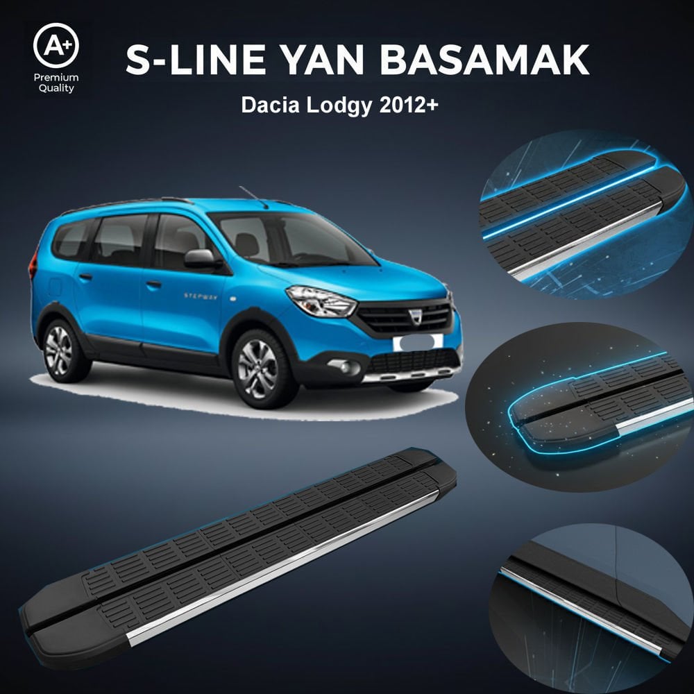 Dacia Lodgy S-Line Premium Krom Yan Basamak   2012 Sonrası