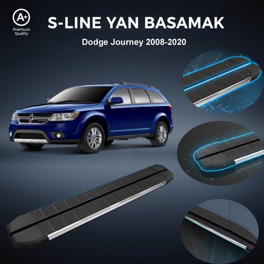 Dodge Journey  S-Line Premium Krom Yan Basamak  2008-2020