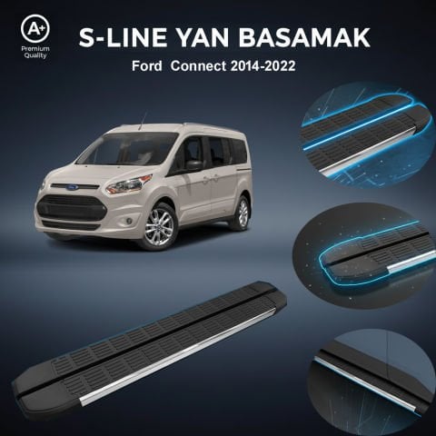 Ford Connect S-Line Premium Krom Yan Basamak  2014-2022