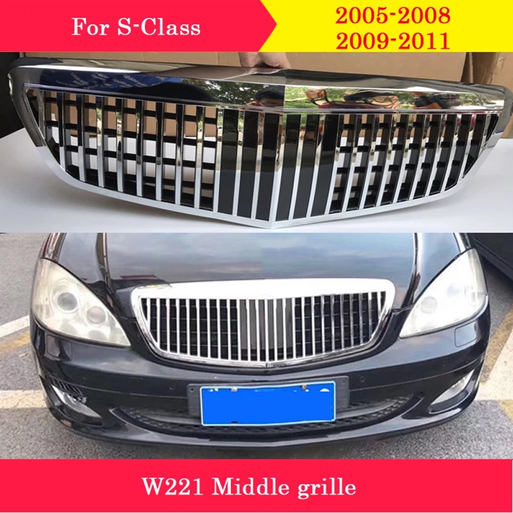 Mercedes W221 S Class Maybach Ön Panjur Izgara 2006-2013 Arası