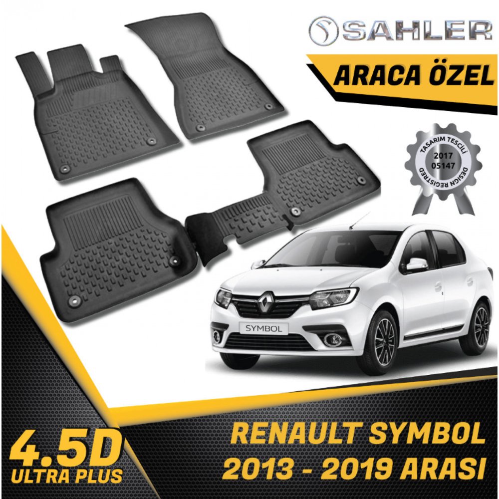 Renault Symbol Havuzlu Paspas 4,5D Sahler 2013-2019 Arası