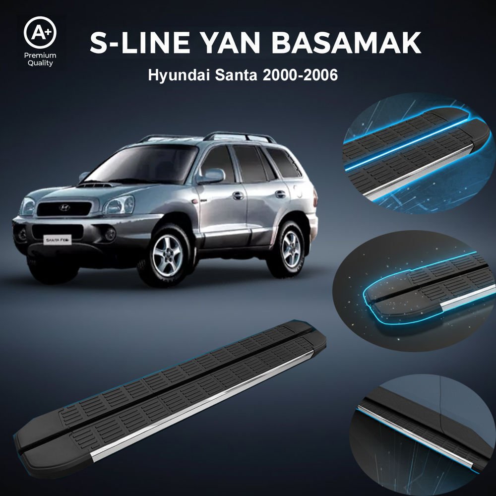 Hyundai Santa S-Line Premium Krom Yan Basamak  2006-2006