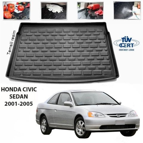 Honda Civic Bagaj Havuzu Paspası 2001-2006