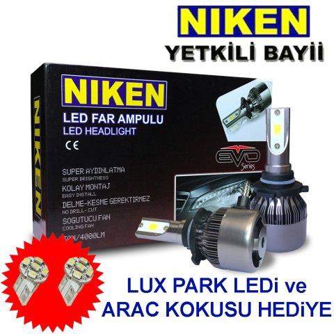 H27 880-881 Led Xenon Far Ampulü Yeni Nesil Evo Niken