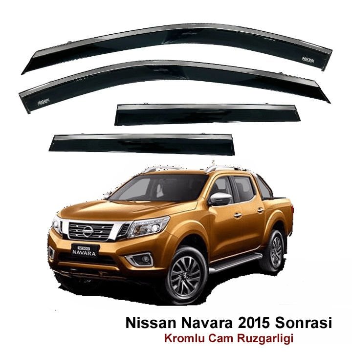Nissan Navara Kromlu Cam Rüzgarlığı Niken 2015 Sonrası