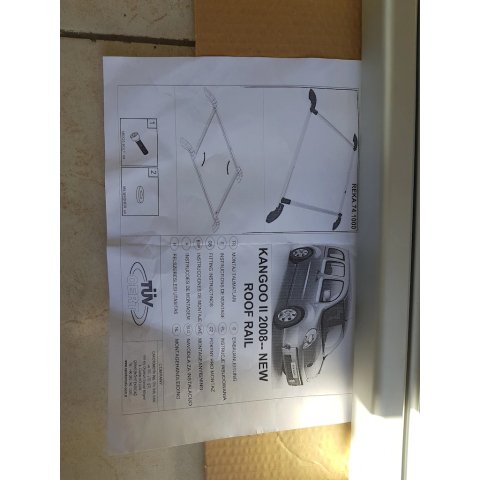 Renault Kangoo 2 Üst Port Bagaj Tavan Çıtası Ara Atkılı Orjinal