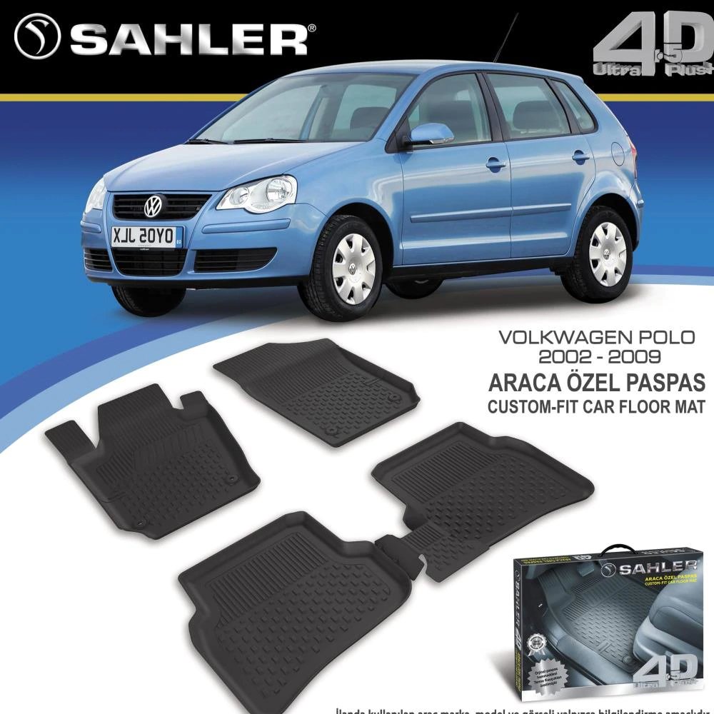 Volkswagen Polo Havuzlu Paspas 4,5D Sahler 2002-2009 Arası