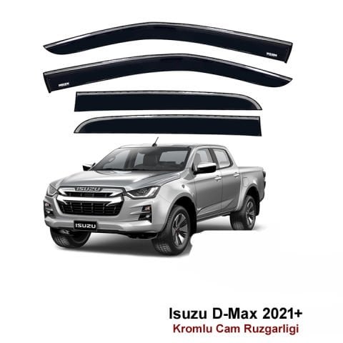 Isuzu D-Max Kromlu Cam Rüzgarlığı Niken 2021 Sonrası