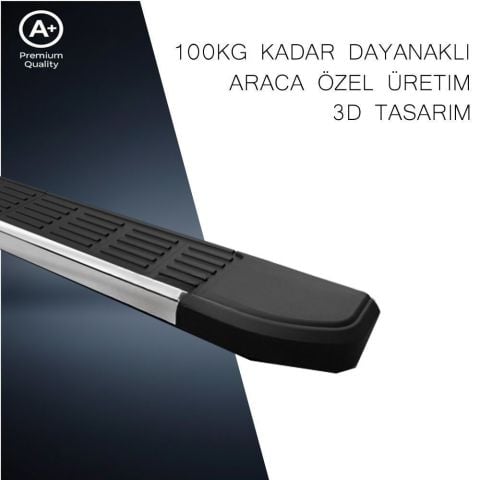 Renault Express S-Line Premium Krom Yan Basamak 2021 Sonrası