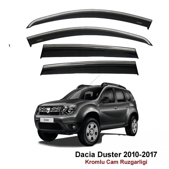 Dacia Duster Kromlu Cam Rüzgarlığı Niken 2010-2017 Arası