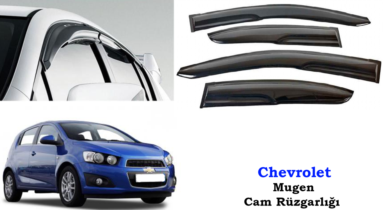 Chevrolet Aveo Mugen Cam Kenar Rüzgarlığı 2012-
