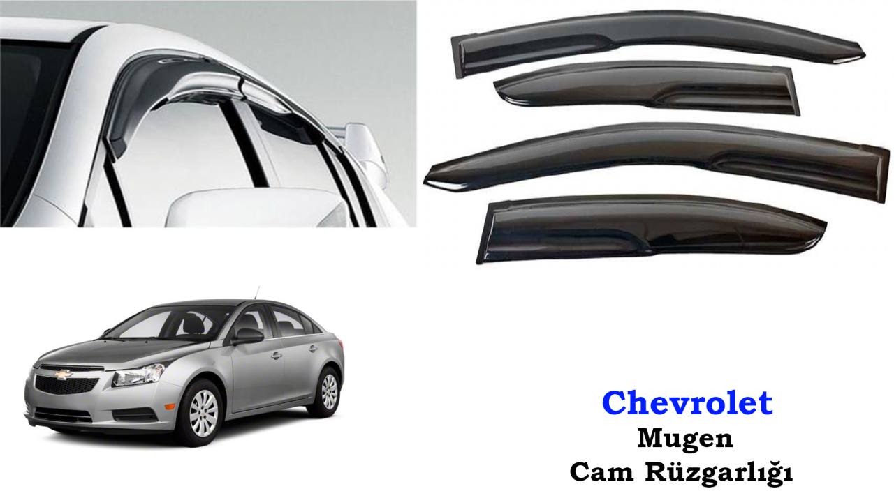 Chevrolet Cruze Sedan Mugen Cam Kenar Rüzgarlığı 2008-