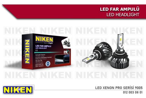 9005 HB3 Led Xenon Far Ampulü Yeni Nesil Pro Niken