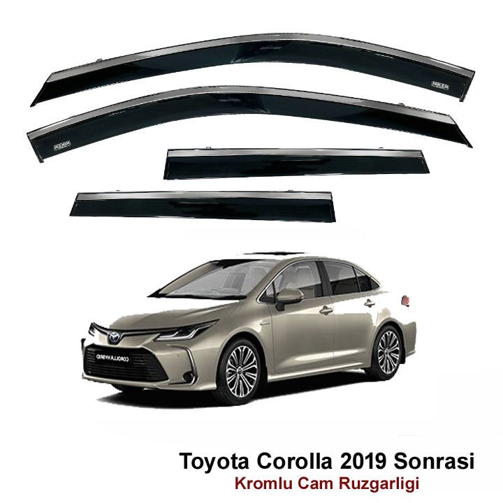 Toyota Corolla Kromlu Cam Rüzgarlığı Niken 2019 Sonrası