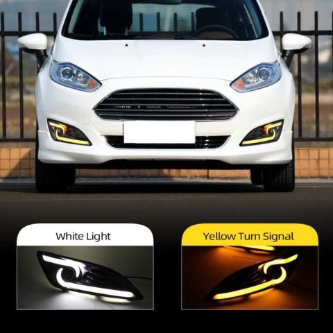 Ford Fiesta Sis Farı Çerçevesi Ledli 2013-2015 Arası