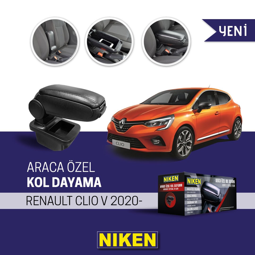 Renault Clio 5 Kol Dayama Kolçak Orjinal Vidasız 2020 Sonrası