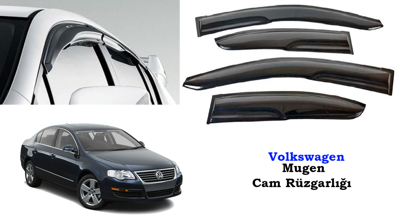 Volkswagen B6 Passat Mugen Cam Kenar Rüzgarlığı 2005-2010