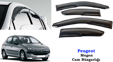 Peugeot 206 Mugen Cam Kenar Rüzgarlığı
