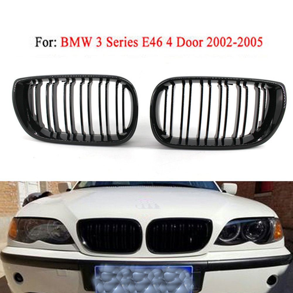 Bmw 3 Serisi E46 Ön Panjur Böbrek M3 Model Çift Tırnak