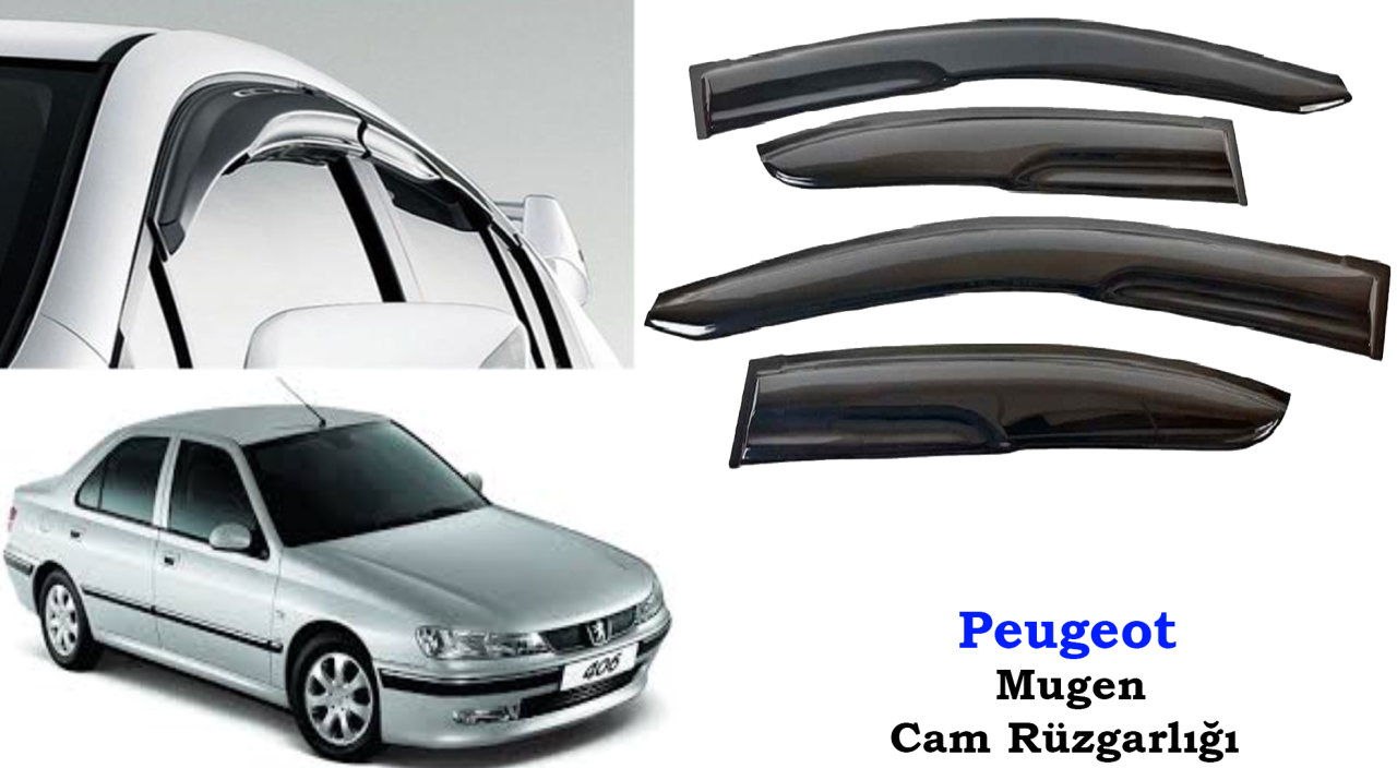 Peugeot 406 Mugen Cam Kenar Rüzgarlığı