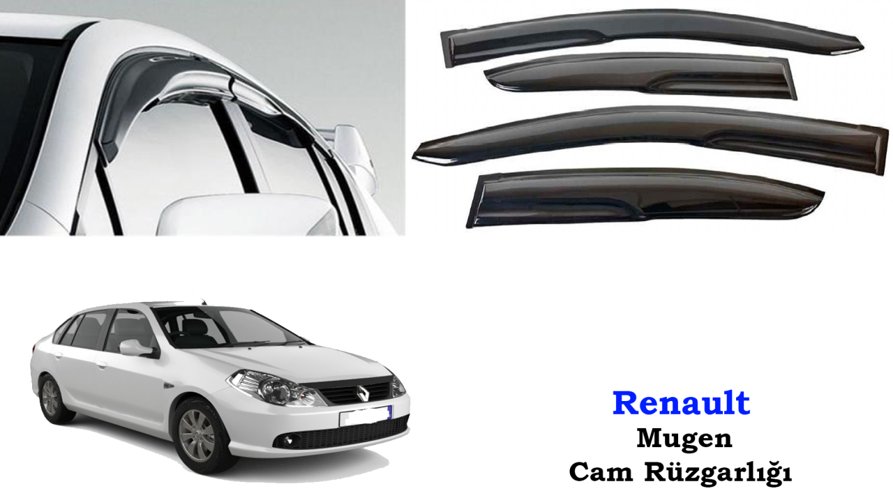 Renault Symbol Mugen Cam Kenar Rüzgarlığı 2008-2012