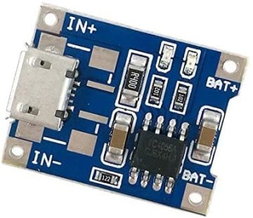 TP4056 BMS Şarj Aleti 3,7V mikro USB