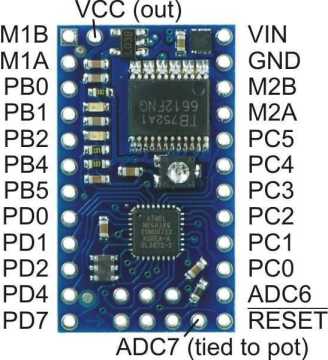 Baby Orangutan B-328 Robot Kontrolör + USB AVR Programmer Combo