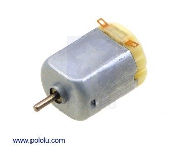 6V 11.5k rpm Fırçalı DC Motor  - Brushed DC Motor 130-Size 800mA Stall