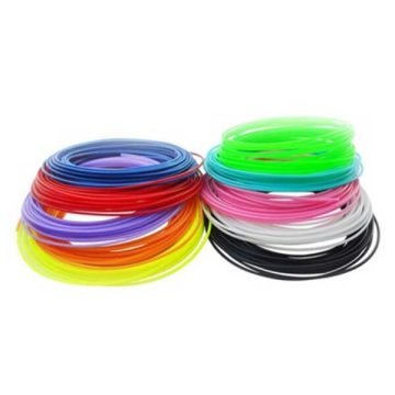 Mavi 3D Kalem Yazıcı+25 Renk 1 Metre (25x1metre) PLA Filament