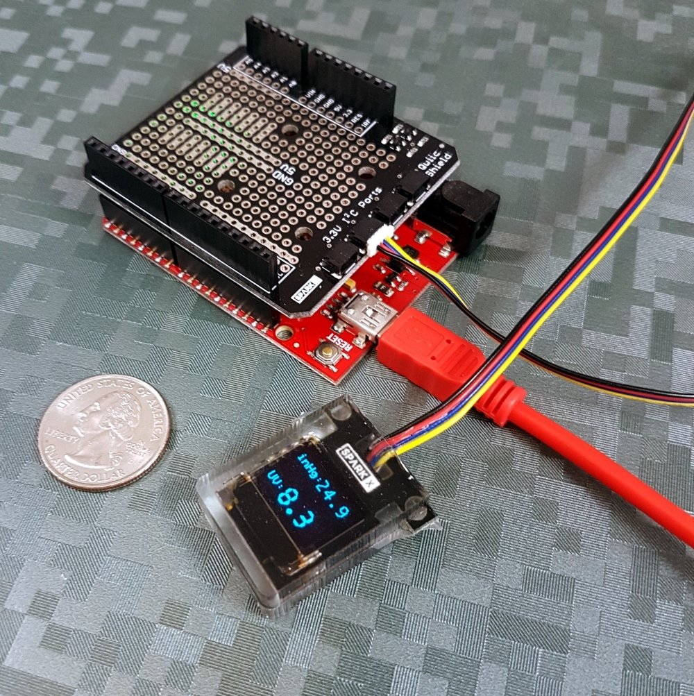 Qwiic Su Geçirmez OLED SparkFun