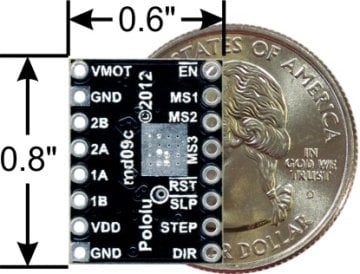 Step Motor Sürücü Kartı A4988 Siyah PCB