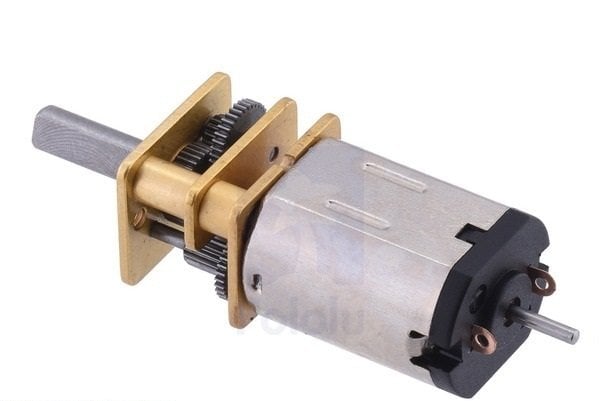 Karbon Fırçalı Redüktörlü Mikro DC Motor 6V 400rpm 75:1 (Uzun Şaftlı)