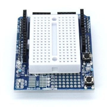 Arduino Uno R3 Proto Shield Mini Breadboardlu