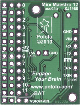 24 Kanal USB Servo Motor Kontrol Kartı