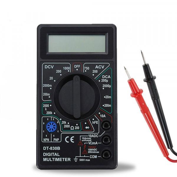 Multimetre voltmetre Dijital Cep tipi DT-830B Siyah