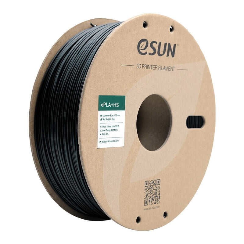 Esun Siyah ePLA-HS Yüksek Hızlı Filament 1.75mm 1Kg