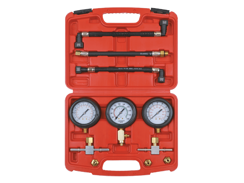 Motosiklet Kompresyon ve Yakıt Basınç Göstergesi Test Cihazı NT Tools NT0135