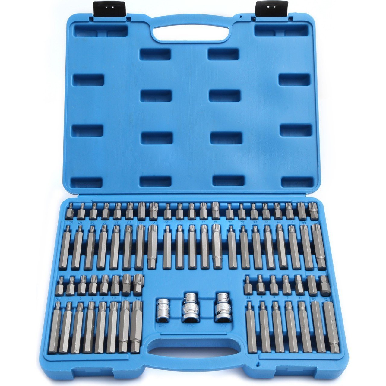 75 Parça Bits Uç Takımı Torx - Delikli Torx - Allen - M Tipi - Ribe Bits Set Takımı