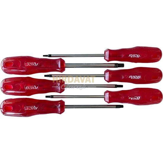 RİCO Kraft Torx Tornavida Seti Takımı 6 Parça 003-RT2522