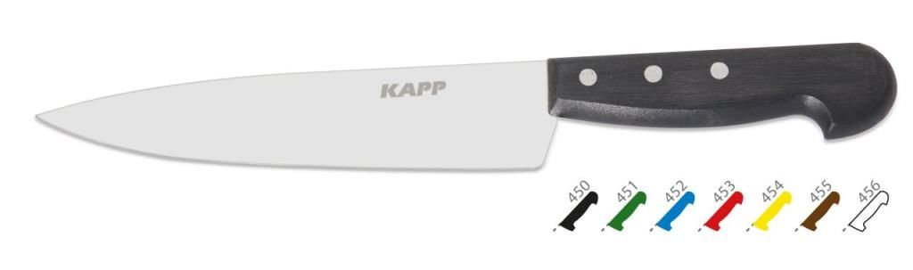 Kapp Şef Bıçağı - Siyah 26 cm