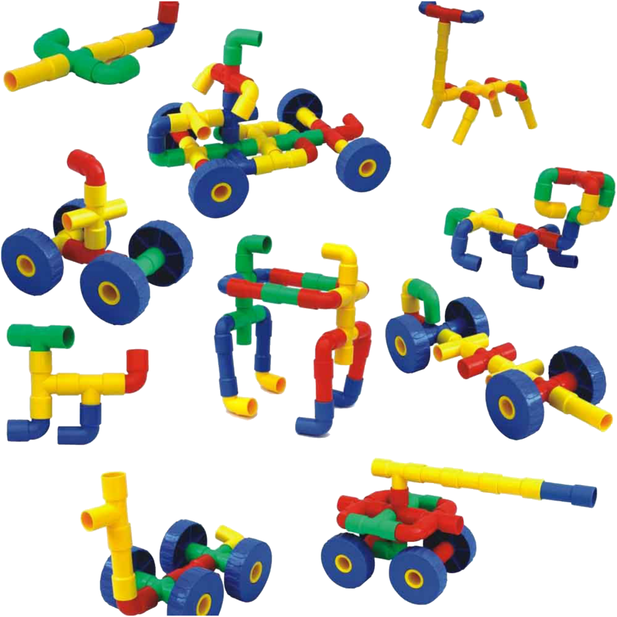 Tekerlekli Boru Lego 72 Parça