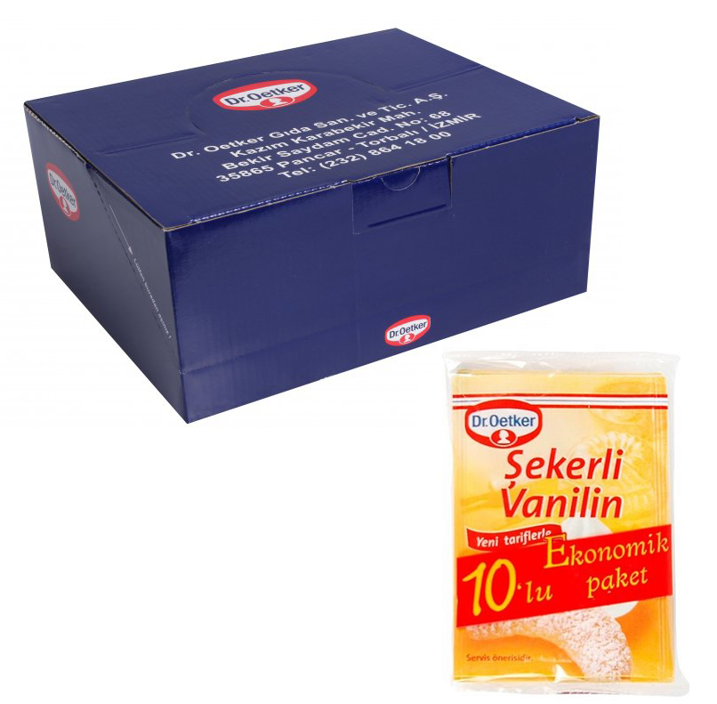 Dr.Oetker Sekerli Vanilin 10x10 Gr 15li Paket
