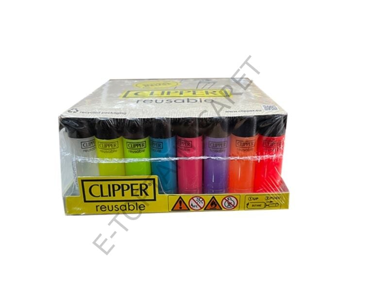 Clipper Silindir Çakmak (Pocket) 48*Adet