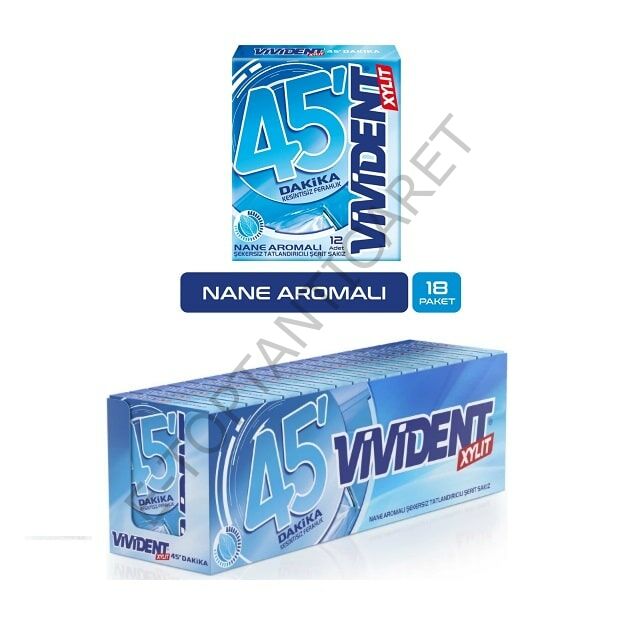Vivident Storming 45dk Sakız 18Adet